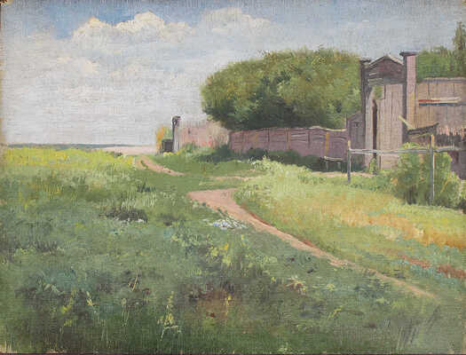 Неизвестный художник. На окраине